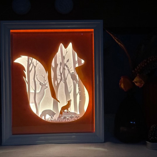 Cadre lumineux Renard