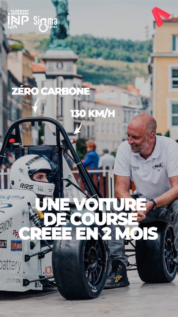 Une voiture de course créée en deux mois