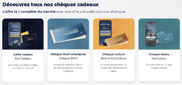 Chèques Cadeaux POZEO