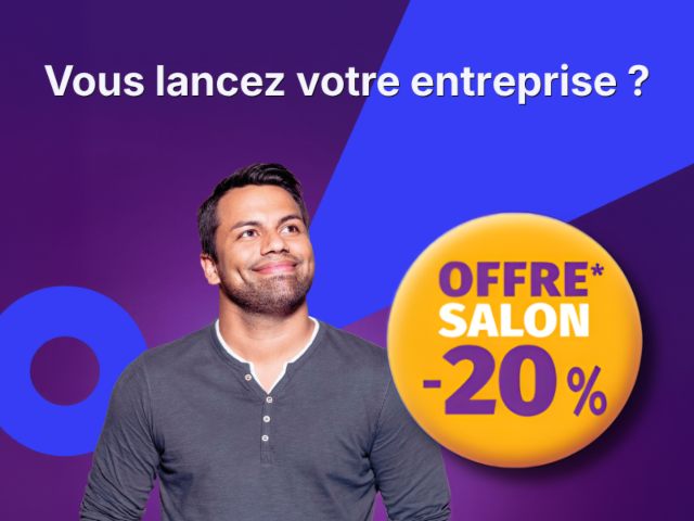 Bénéficiez d’une remise de 20 % sur votre formalité de création d’activité