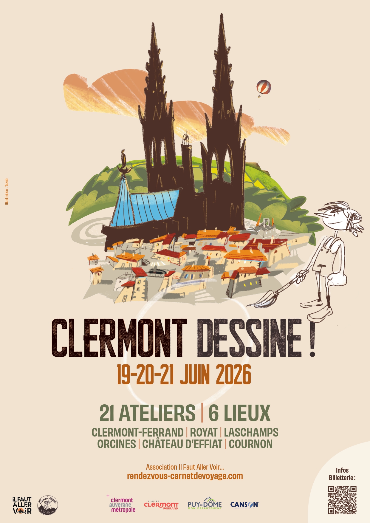 CLERMONT DESSINE REVIENT LES 19, 20 ET 21 JUIN 2026 !