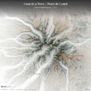 [#30DayMapChallenge 2025] Cœur de la Terre : Plomb du Cantal