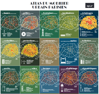 [SIG 2022] Atlas du mobilier urbain parisien
