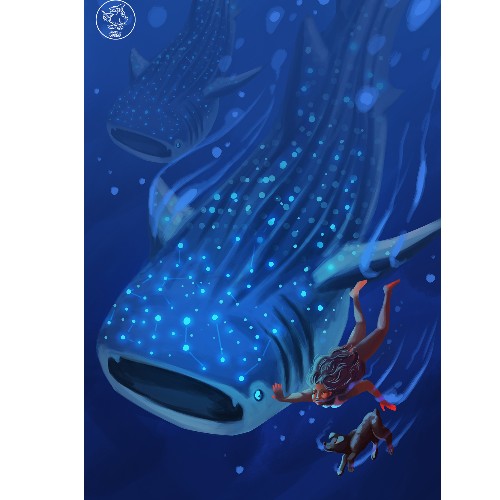 Print Requin Baleine