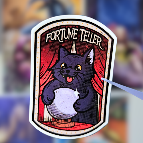 Sticker fortune teller