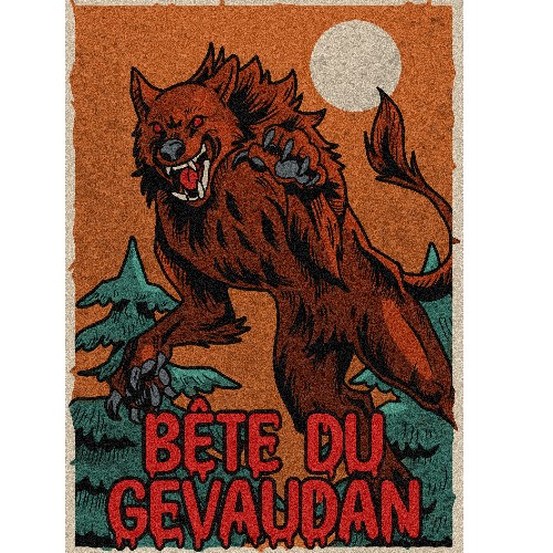 Print Bête du Gévaudan