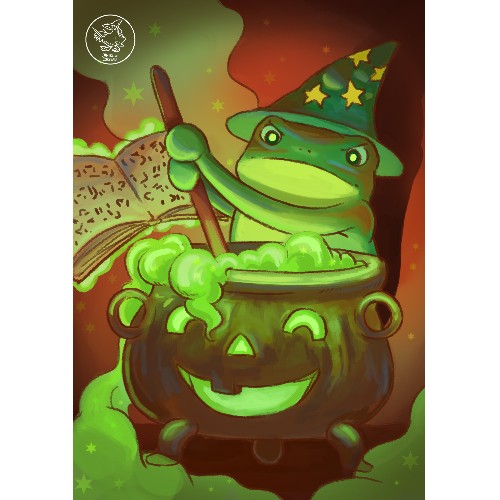 Print grenouille tipeee