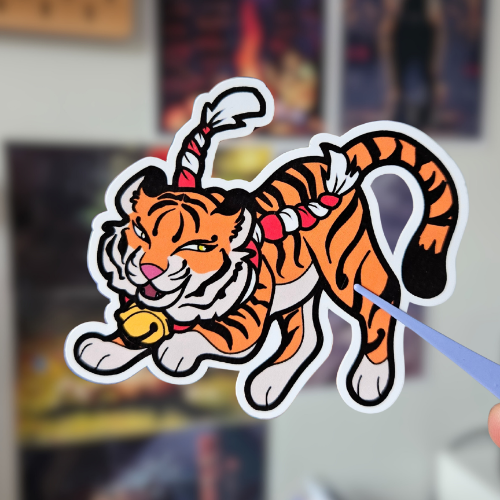 Sticker tigre mai