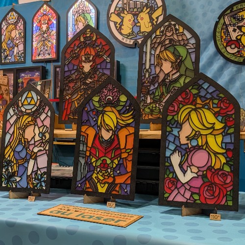 Vitraux en bois