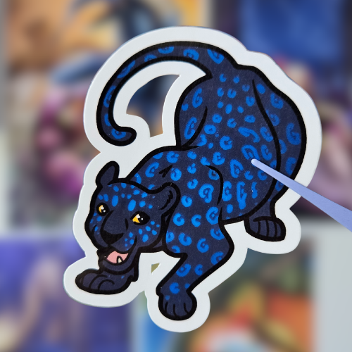 Sticker panthère