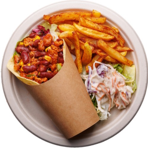 Assiette Wrap Chili sin carne