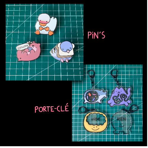 Pin's + porte-clé