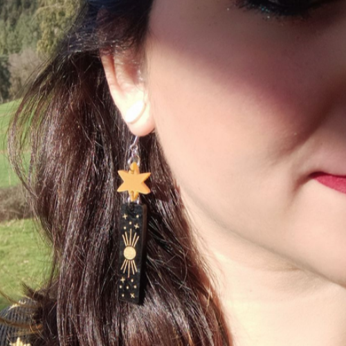 Boucles d'oreilles Constellation
