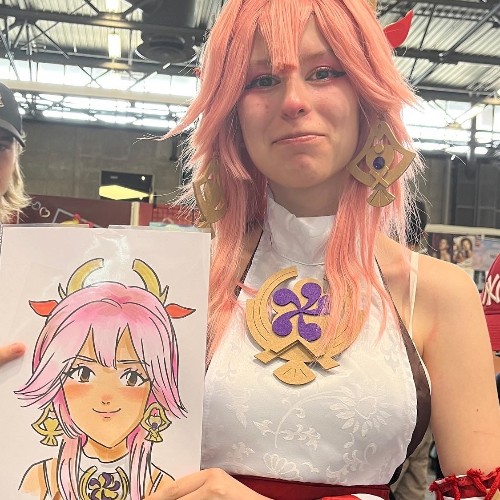 Portrait manga traditionnel