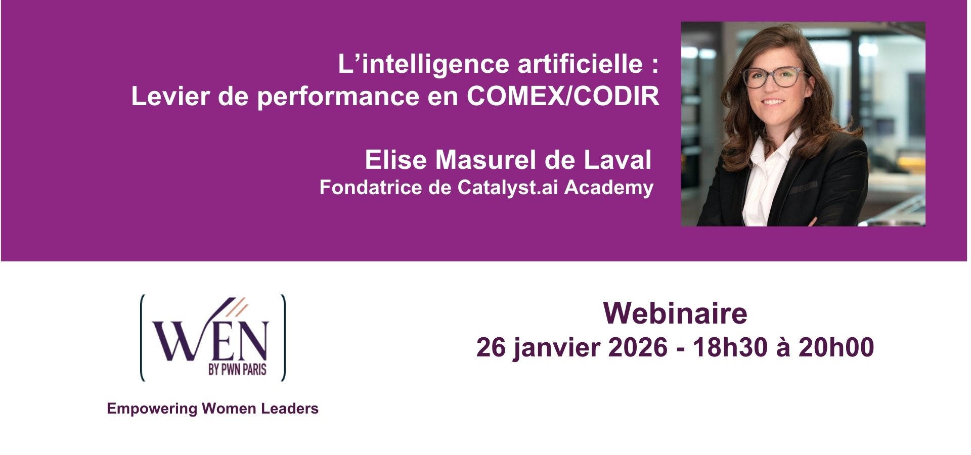 PWN Paris – WEN by PWN Paris - L’intelligence artificielle : Levier de performance en COMEX/CODIR