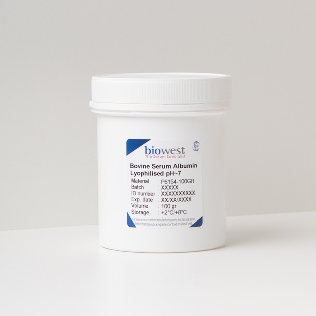 Albumine de Sérum Bovin (BSA) Lyophilisé pH ~7