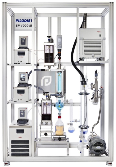 Evaporateur en continu à Couche mince et film raclé PILODIST SP 1000 CC