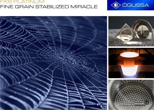 Matériaux renforcés & stabilisés FKS Rigilit [Pt / PtAu5 / PtRh10]