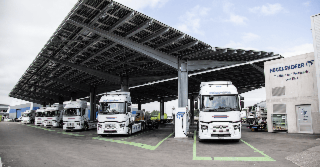 Camion électrique en exploitation intensive