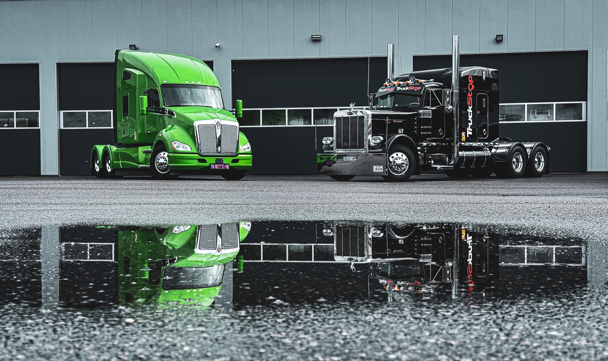 Choc des générations : Peterbilt 379 contre Kenworth T680, l’Amérique du camion entre mythe et modernité