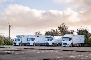 Essai terrain avec les nouveaux DAF BEV