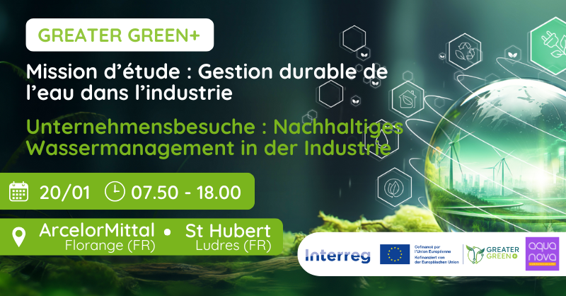 Mission d'études "gestion durable de l'eau dans l'industrie"