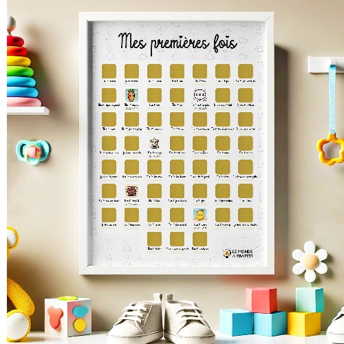 Mes premières fois - Poster à gratter