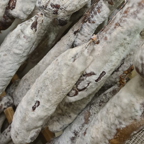 saucissons sec aux noisettes