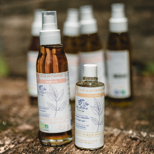 Huiles de massage bio