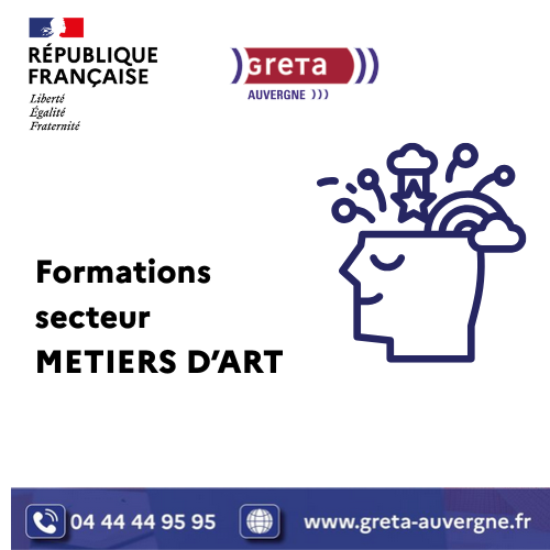 Formations secteur métiers d'art