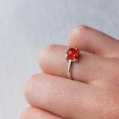 Bague Octarine serti griffe