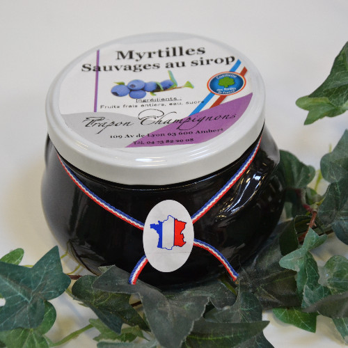 MYRTILLES SAUVAGES AU SIROP