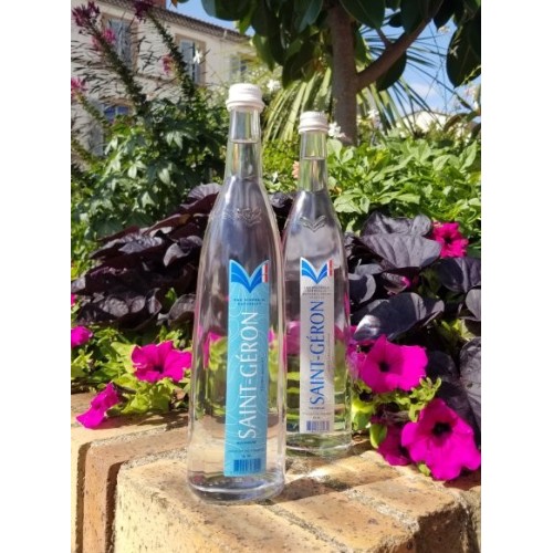 SAINT GERON EAU MINERALE NATURELLE EN BOUTEILLE VERRE DE 75CL