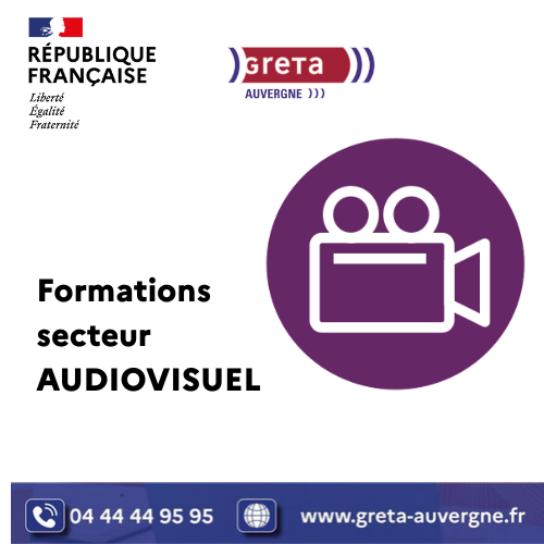 Formations secteur audiovisuel