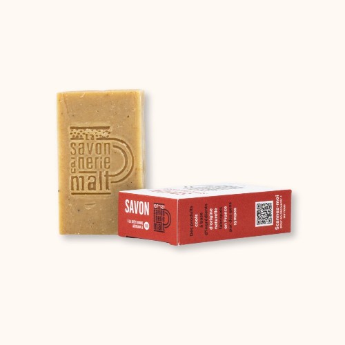 Savon à la bière brune artisanale Bio - 100 gr.