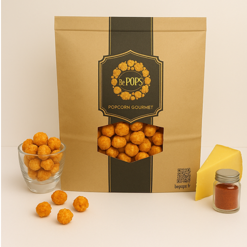 Le Franc: Popcorn Cheddar Paprika Piment de Cayenne