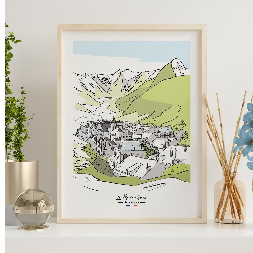 Affiche le Mont-Dore - Auvergne