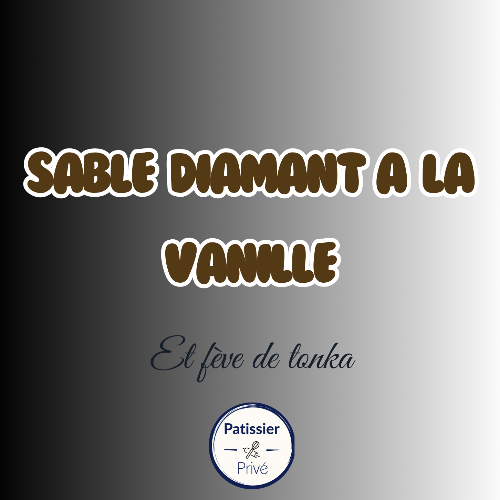 Sablés diamant vanille & tonka