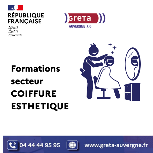 Formations secteur coiffure et esthétique