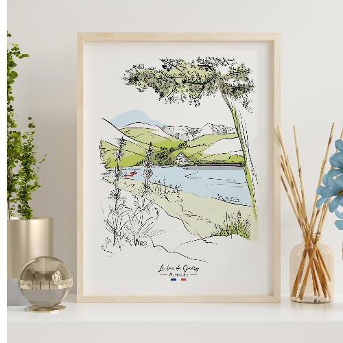 Affiche Lac de Guéry - Auvergne