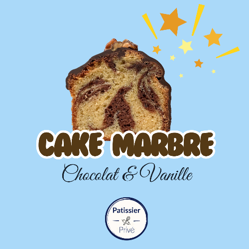Cake marbré au chocolat