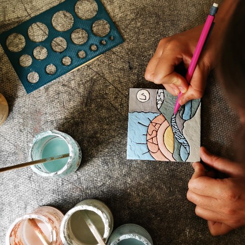 Bon cadeau initiation à la lave émaillée