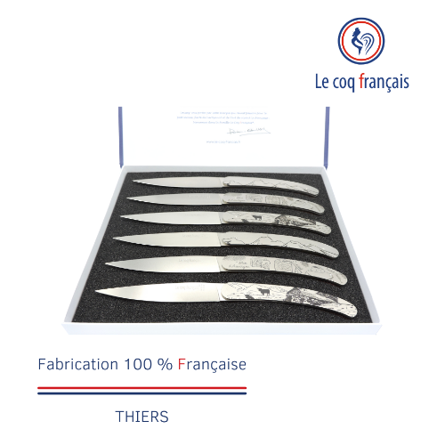 Coffret 6 couteaux de table – Auvergne
