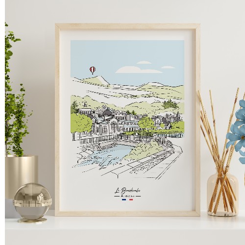 Affiche La Bourboule - Auvergne