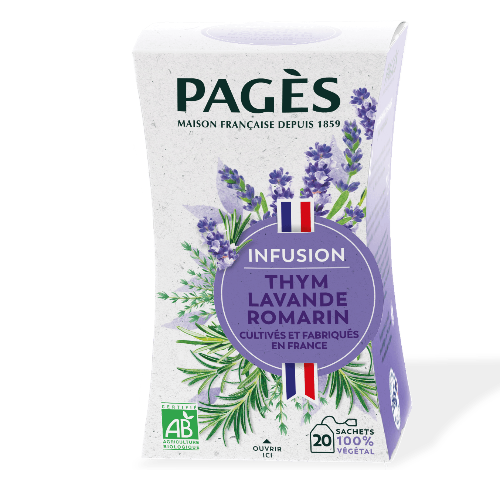 Infusion Thym Lavande Romarin 100% française