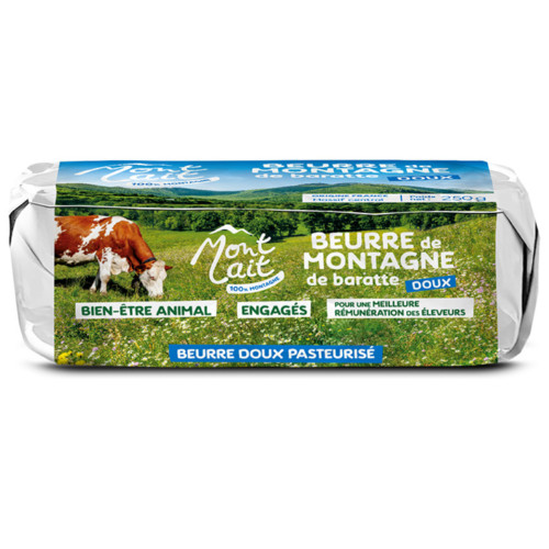 BEURRE DE MONTAGNE DE BARATTE DOUX