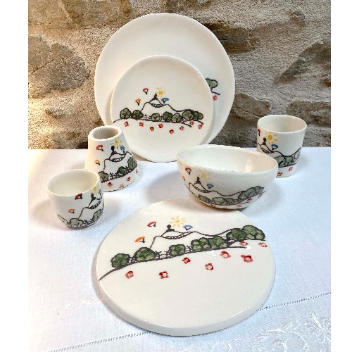 Art de la table série Puy de Dôme