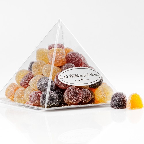Pyramide billes pâtes de fruits