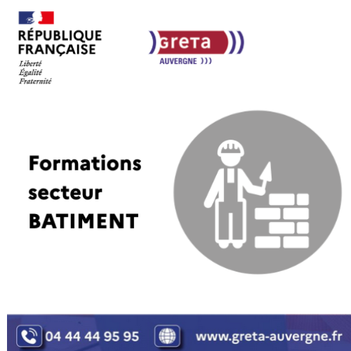 Formations secteur bâtiment