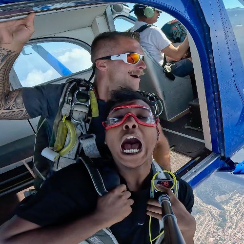 OPTION VIDEO ET PHOTOS SAUT EN PARACHUTE